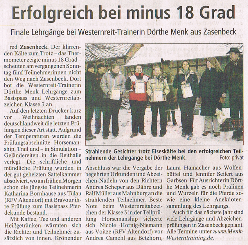 Anzeige reitabzeichen 10